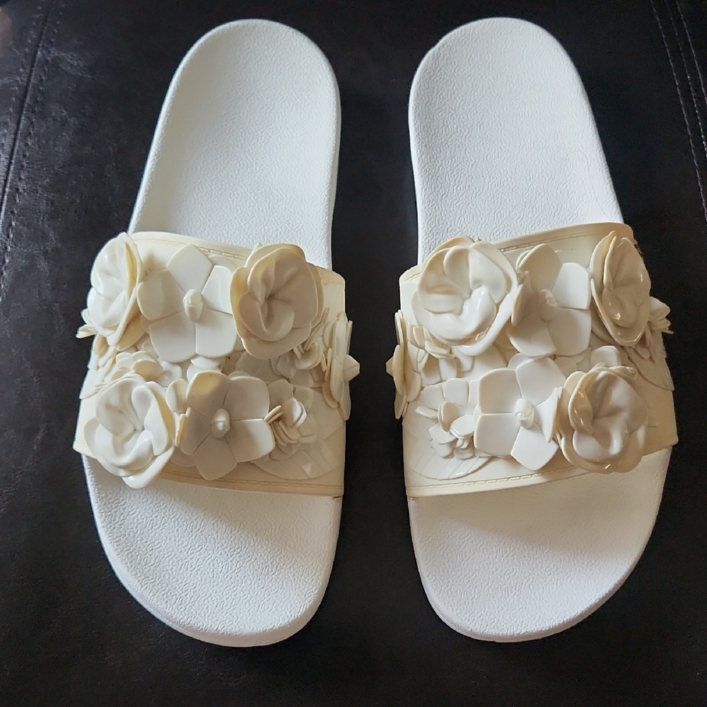 Tory Burch Blossom Pool Slide Sandals